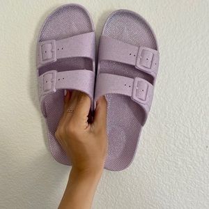 freedom moses | Shoes | Freedom Moses Slides Parma Glitter 9 | Poshmark